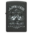 thumbnail image 2 of Zippo Johnny Cash Black Crackle Pocket Lighter, 2 of 6