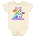 thumbnail image 3 of Inktastic It's My 1st Birthday Unicorn Boys or Girls Baby Bodysuit, 3 of 5