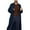 01 Navy, variant on Weiqiqre Womens Jackets Long Sleeve Maxi Cardigan Open Front Oversized Knitted Sweater Overcoat with Pockets