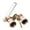 White, variant on 3X25 Binoculars with Handle & Chain Lorgnette Theater Glasses for Adults Kids Women Men Concert Theater Binoculars