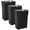 Black, variant on YRLLENSDAN Garbage Can 13 Gallon Tall Kitchen Trash Can Garbage Can with Lid Automatic Trash Cans Touchless for Bedroom Bathroom Home Office 50 Liter,3 Pack Blue