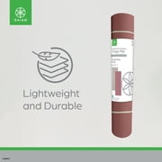 Gaiam Reversible Yoga Mat, Pink Khaki, 24 x 68, 5mm Thickness