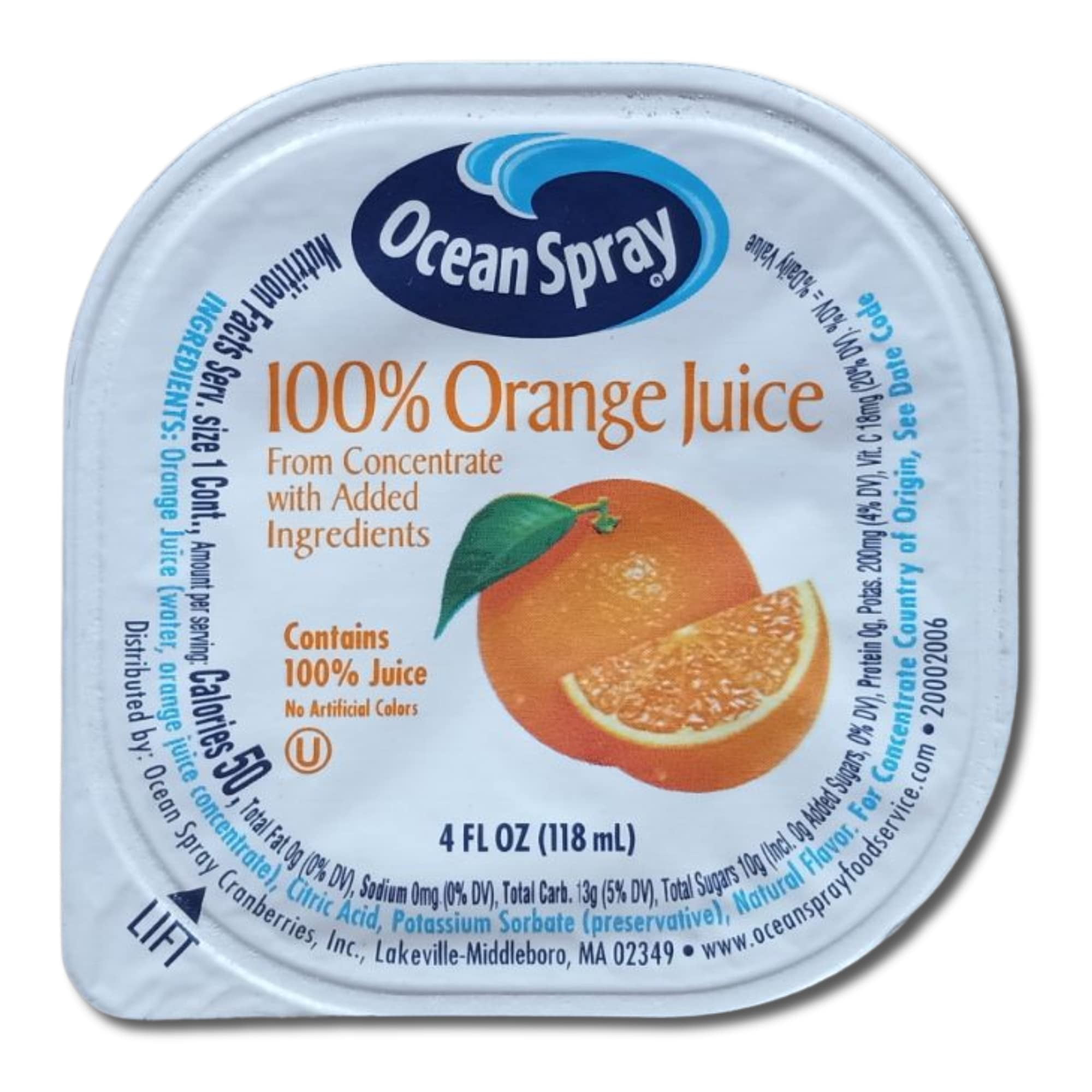 Orange Juice Individual Cups Value Pack Bundled by Tribeca Curations