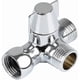 thumbnail image 1 of Solid Brass 3 Way Valve, 3 Way Diverter Valve Switch, 3 Way Shower Diverter Valve, G1/2" T-adapter Valve, For Shower, Hand Shower And Diverter Shower, 1 of 5