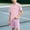 Pink, variant on ITSAME Boys Girls Athletic Outfits 2-Piece Short Sleeve Top and Shorts Set Kids Quick-Dry Sportswear Blue Size 14