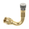 thumbnail image 2 of 4 Pcs Adaptateur d'Extension de Valve de Pneu de Roue en Métal à 45° pour Voiture Camion Camion Fourgonnette Or, 2 of 11