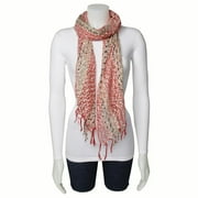 Red & Champagne Multicolor Scarf GM13043