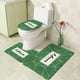 thumbnail image 2 of Juego de 3 alfombrillas antideslizantes para ducha, tapa de inodoro y alfombrilla para pies, de franela suave, 2 of 8