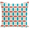 thumbnail image 1 of Simply Daisy 16" x 16" Beach Ball Geometric Print Outdoor Pillow, 1 of 1
