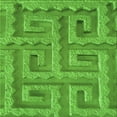 thumbnail image 1 of Ahgly Company Machine Washable Indoor Square Transitional Dark Lime Green Area Rugs, 4' Square, 1 of 7