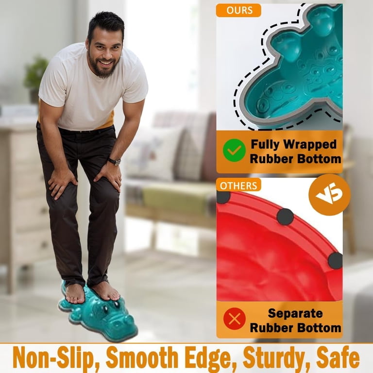 Kids Balance Stepping Stones – Non-Slip, Stackable, Colorful Stepping Blocks For Indoor & Outdoor Play