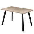 thumbnail image 3 of Monarch Specialties Dining Table, 60" Rectangular, Kitchen, Dining Room, Metal, Laminate, Brown, Black, Contemporary, Modern, 3 of 4