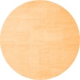 thumbnail image 1 of Ahgly Company Indoor Round Solid Orange Modern Area Rugs, 7' Round, 1 of 1