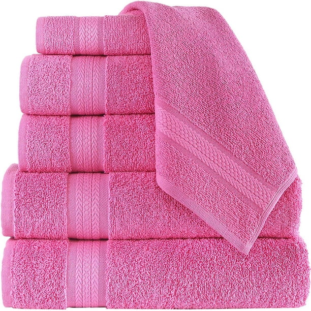Regal Ruby, 6 Piece Towel Set, 2 Bath Towels 2 Hand Towels 2 Washcloths
