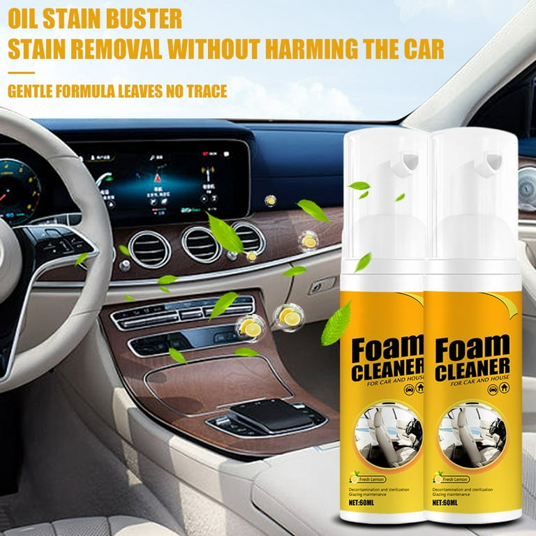 Car Magic Foam Cleaner, Foam Cleaner for Car, Foam Cleaner All Purpose,  Multi-Purpose Foam Cleaner, Powerful Stain Removal Kit (30ml, 3pcs)