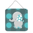 thumbnail image 1 of Polkadot Grey Elephant Wall or Door Hanging Prints, 1 of 1