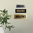 thumbnail image 3 of Signs ByLITA Basic Magazines Sign (Red) - Medium, 3 of 6
