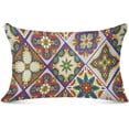 thumbnail image 3 of GZHJMY Mexican Talavera King Pillowcase Super Soft Cozy Plush Pillow Case with Zipper for Sofa Bed Couch, 20 x 40 Inch, 3 of 7