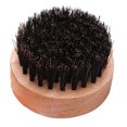 thumbnail image 1 of Cepillo de cerdas para barba con mango de madera, herramienta para estilizar la barba y el bigote., 1 of 1