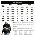 thumbnail image 3 of GrmtClth Sweatshirts for Men Fashion Texture Pattern Lightweight Pullover Top Long Sleeve Crewneck Sweatshirts Red XXXL, 3 of 7