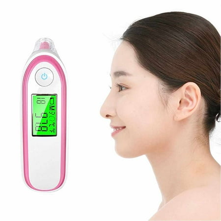 Infrared Ear Thermometer LCD Digital Thermometer Infrared Forehead Ear Temperature Meter Baby Adult Body IR Termometer ()