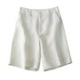 thumbnail image 2 of ICHUANYI Clearance Fashion Women Sweat Shorts Summer Casual Loose Solid High Waist Short Pants(Beige, M) ICHUANYI WER2023080916258, 2 of 6