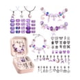 thumbnail image 1 of "Kit Para Hacer Pulseras, Suministros Para Hacer Joyas Violeta ", 1 of 3