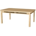 thumbnail image 7 of Wood Designs  36 x 60 in. Four Seater High Pressure - Laminate Desk with Hardwood Legs- 29 in., 7 of 7