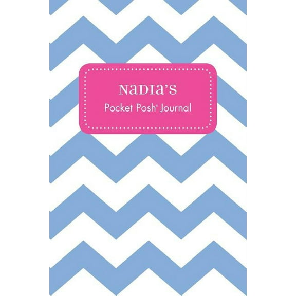 Nadia's Pocket Posh Journal, Chevron (Paperback)