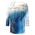 thumbnail image 5 of Njagoc3 Womens Plus Size Tops Long Sleeve Shirts Crew Neck Tunics Fall Casual Pullover Loose Fit Basic Tshirt, 5 of 6