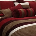 thumbnail image 1 of Geo Micro-Chenille 6-Piece Complete Comforter Set, 1 of 2