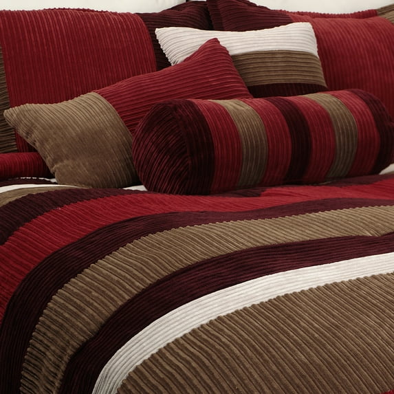 Geo Micro-Chenille 6-Piece Complete Comforter Set