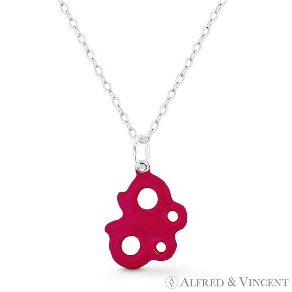 Butterfly Insect Animal Charm 20x12mm (0.8x0.5n) Pendant in .925 Sterling Silver