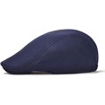 thumbnail image 6 of 2Pack Men Cotton Newsboy Cap Soft Fit Cabbie Hat, 6 of 7