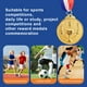 thumbnail image 2 of Medalla Trofeo Premios Accesorios Trigo Recompensa Al Ganador Por Competencia Deportiva (Oro), 2 of 4