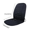 thumbnail image 3 of Car Heated Seat Cushion Winter Warming Pad Quick Heat In 2 Minutes Temp Adjustable 30℃ 65℃ Quality Phenolic Plug Built In Elastic Straps, 3 of 9