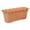 Brown, variant on Rectangular Planters, 11.89X5.39X5.2inch Window Box Planters, Plastic Flower Pots, Succulent Planter Pots, Railing Planter Boxes with Wavy Edge, Durable Lightweight Planters for Indoor Outdoor