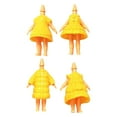 thumbnail image 4 of Almencla 4 Pieces Doll Clothes Set Body Clothing Accessories Alive Doll Clothes Suit Birthday Gift Mini Doll Body Clothing Accessories yellow, 4 of 8