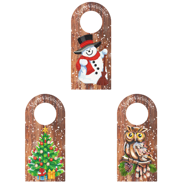 Navidad Muñeco Nieve Manija Puerta