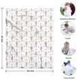 thumbnail image 4 of White Cartoon Seahorse Star Pattern Blanket,Comfortable Soft Flannel Throw Blanket,All Season,Warm Lightweight Blankets for Sofa Bed Couch Living Room Chair,30"x40", 4 of 4