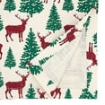 thumbnail image 3 of Fennco Styles Holiday Deer & Tree Christmas Cotton Table Runner 14" W x 72" L – Multicolor Woven Festive Table Cover for Winter Festivals, Home Décor, Banquets, Family Gatherings and Special Events, 3 of 3