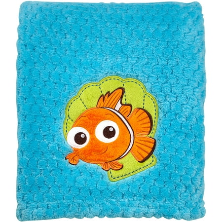 Disney Finding Nemo Wall - Disney Finding Nemo Plush Popcorn Applique Blanket