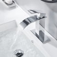 thumbnail image 5 of Bathroom Faucet Waterfall Single Handle/Hole Bathroom Sink Faucet 6“ Cover, 5 of 13