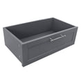 thumbnail image 6 of Tcbosik A Smoke Double Door Cabinet,for Bathroom Storage, Gray, 6 of 7