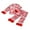 Red, variant on Elippeo Kids Girls Valentine's Day Pajamas Set Heart Print Long Sleeve Shirts Tops Long Pants 2 Pieces Lounge Suit Sleepwear 1 2 3 4 5 6 7 8 9 10 Years