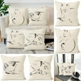 thumbnail image 4 of Fundas De Cojín Decorativas Para El Hogar Cojín Elegante Para El Salón Dormitorio Y Sofá Diseños Estampados Modernos Para Un Hogar Acogedor Perfecto Para Cojines De Sofá Y Cama, 4 of 4