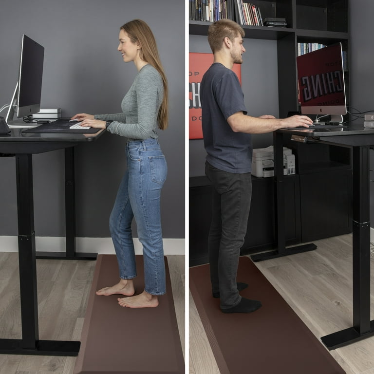 Anti Fatigue Standing Desk Mat, Thick Cushioned Kitchen Floor Mats