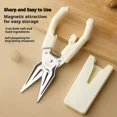 thumbnail image 4 of XAirClad Heavy-Duty Multifunctional Kitchen Shears with Magnetic Sheath, Food-Grade Stainless Steel, 1-Count, 4 of 5