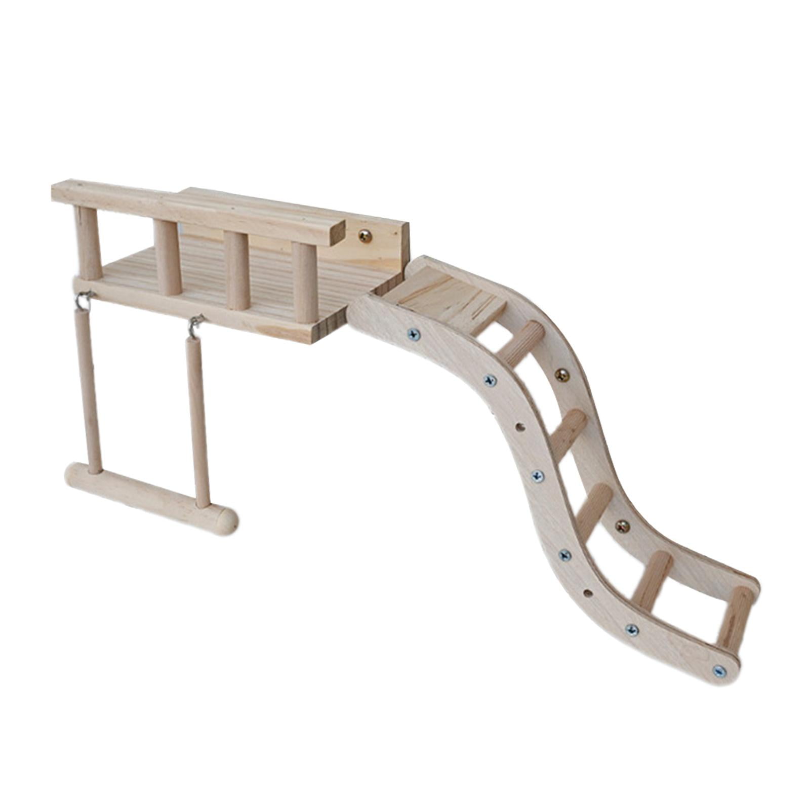 Bvdfgk Bird Perch Platform Multi-use Easy Installation Cage Accessories Toy for Hamster