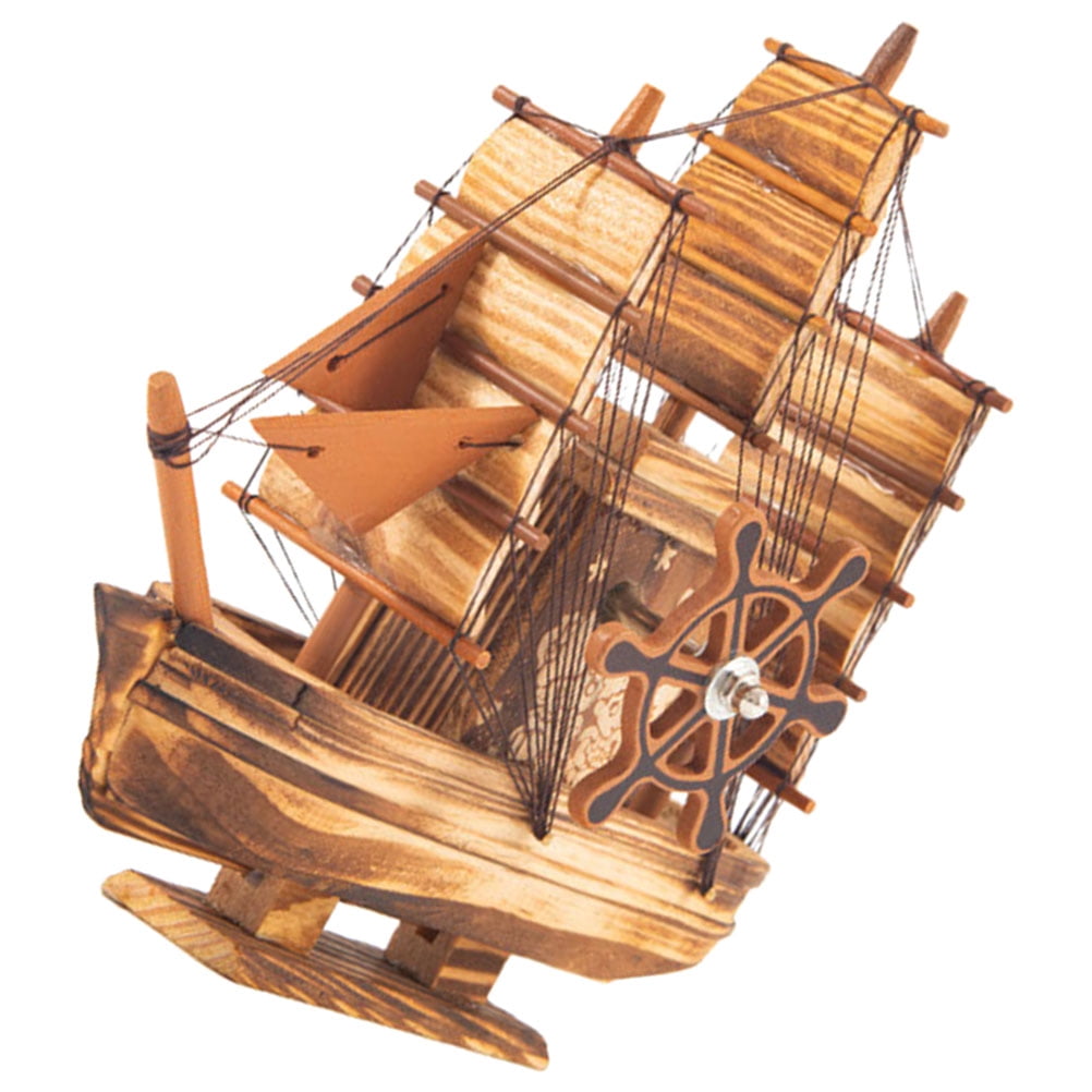HATISS 1:100 Halcon Wooden Sailing Boat Model DIY Kit Ship